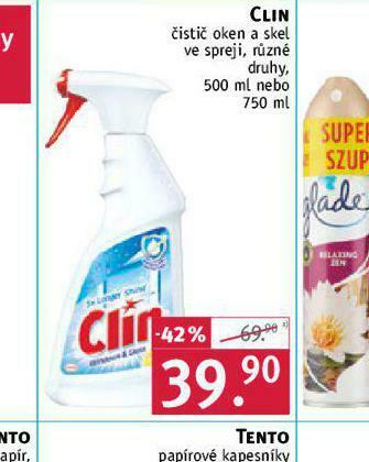 Rossmann Clin čistič oken a skel nabídka