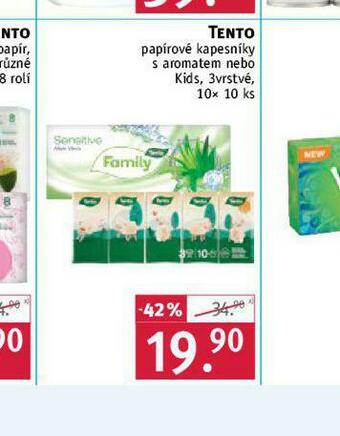 Rossmann Tento papírové kapesníky nabídka