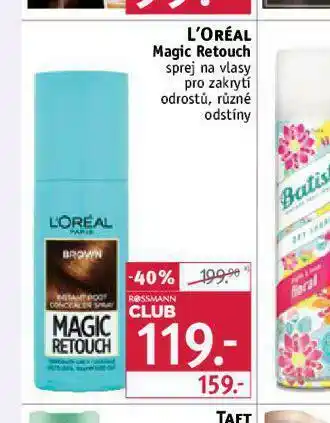 Rossmann Loreal magic retouch nabídka