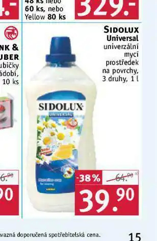 Rossmann Sidolux univerzální mycí prostředek nabídka
