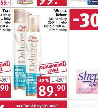 Rossmann Wella deluxe lak, tužidlo nabídka