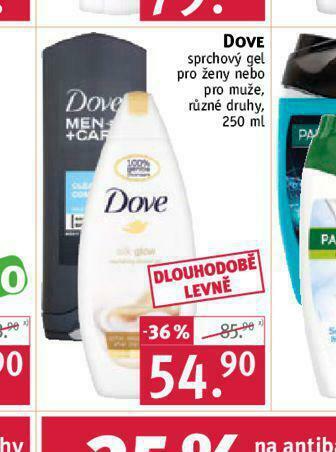 Rossmann Dove sprchový gel nabídka
