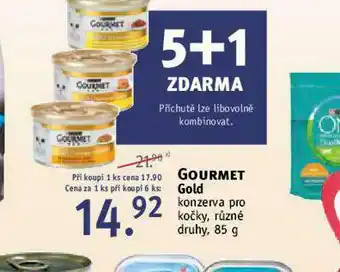 Rossmann Gpourmet gold konzerva pro kočky nabídka