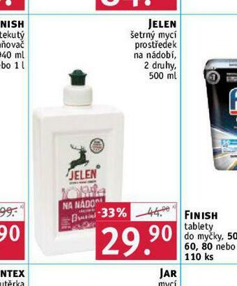 Rossmann Jelen šetrný mycí prostředek nabídka