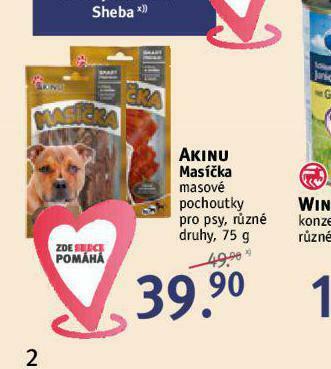 Rossmann Akinu masíčka pro psy nabídka