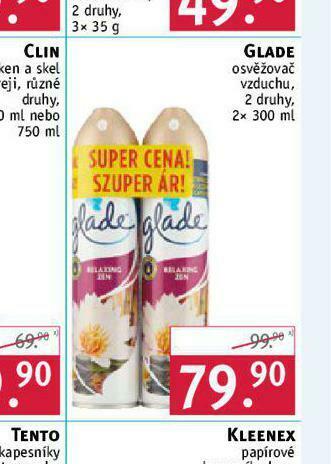 Rossmann Glade osvěžovač vzduchu nabídka