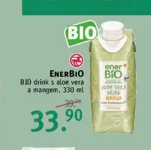 Rossmann Enerbio bio drink s aloe vera a mangem nabídka