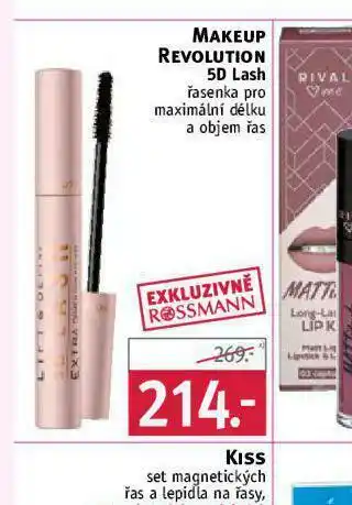 Rossmann Makeup revolution 3d lash řasenka nabídka