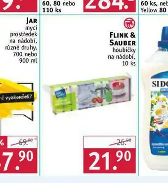 Rossmann Flink &amp; sauber houbičky na nádobí nabídka