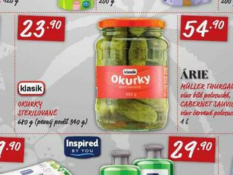 Terno Okurky sterilované nabídka