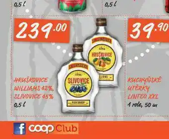 Terno Hruškovice williams, slivovice nabídka