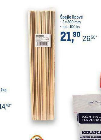 Makro Špejle lipové nabídka