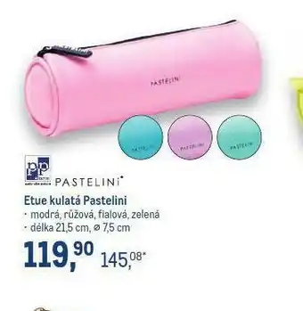 Makro Etue kulatá pastelini nabídka