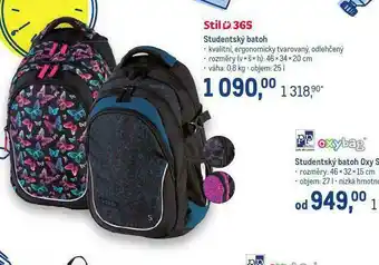 Makro Studentský batoh nabídka