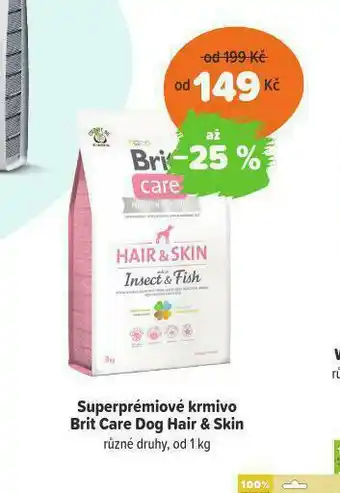 Pet Center Superprémiové krmivo brit care dog hair&amp;skin nabídka
