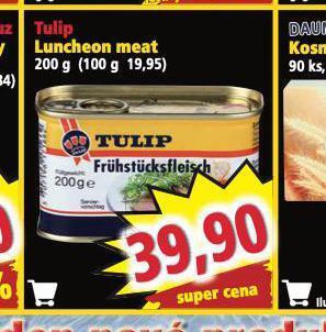 Norma Tulip luncheon meat nabídka