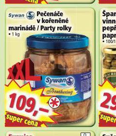 Norma Pečenáče v kořeněné marinádě / party rolky nabídka