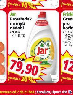 Norma Jar prostředek na nádobí nabídka