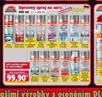 Norma Opravný sprej na auto nabídka