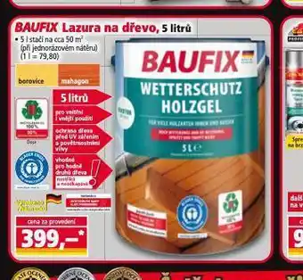 Norma Baufix lazura na dřevo nabídka