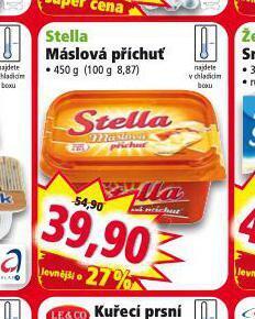 Norma Stella máslová příchuť nabídka