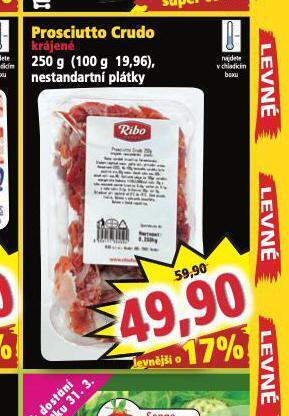 Norma Prosciutto crudo nabídka