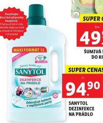 Lidl Sanytol dezinfekce na prádlo, 1 l nabídka
