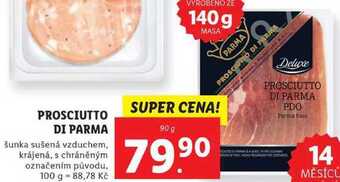Prosciutto di parma, 90 g