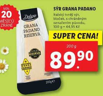 Lidl Sýr grana padano, 200 g nabídka