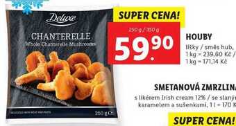 Lidl Houby, 250 g/350 g nabídka