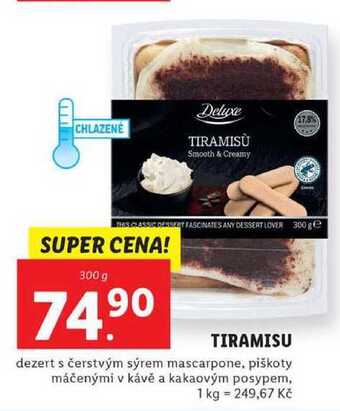 Lidl Tiramisu, 300 g nabídka