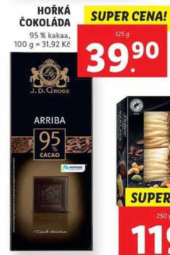 Lidl Hořká čokoláda, 125 g nabídka