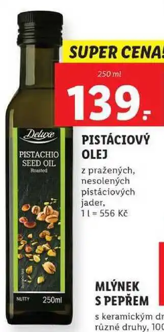 Lidl Pistáciový olej, 250 ml nabídka
