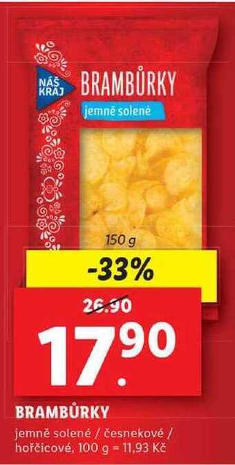 Lidl Brambůrky, 150 g nabídka