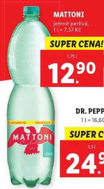 Lidl Mattoni jemně perlivá, 1,75 l nabídka