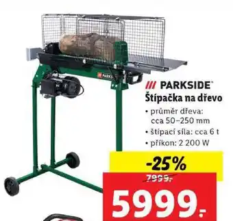 Lidl Štípačka na dřevo nabídka