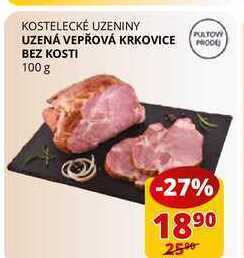 Flop Uzená vepřová krkovice bez kosti 100 g nabídka