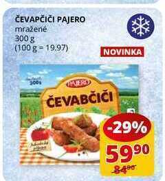 Čevapčiči pajero mražené 300 g
