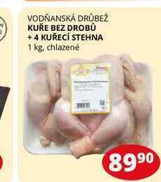 Flop Kuře bez drobů +4 kuřecí stehna 1 kg nabídka