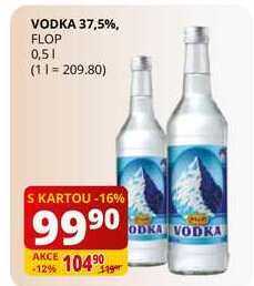 Flop Vodka 37,5%, flop 0,5l nabídka