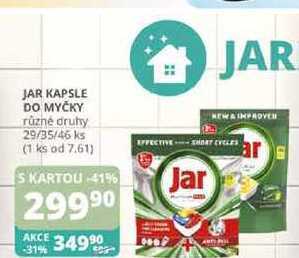 Flop Jar kapsle do myčky různé druhy 46 ks nabídka