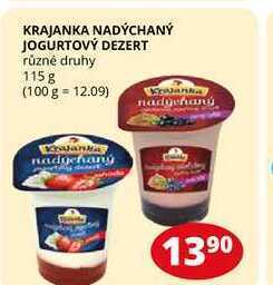 Flop Krajanka nadýchaný jogurtový dezert různé druhy 115g nabídka