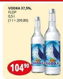 Flop Vodka 37,5%, flop 0,5l nabídka