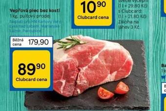 Tesco Vepřová plec bez kosti nabídka