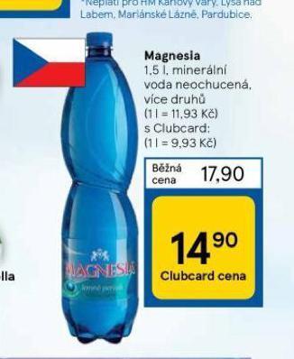 Tesco Magnesia nabídka