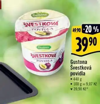 Albert Gustona švestková povidla nabídka
