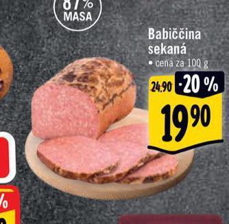 Albert Babiččina sekaná nabídka