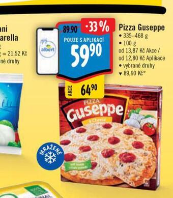 Albert Pizza guseppe nabídka
