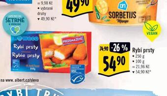Albert Rybí prsty nabídka