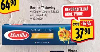 Albert Barilla těstoviny nabídka